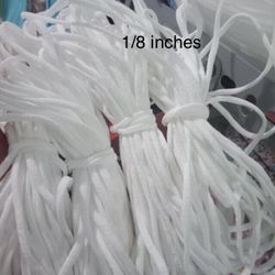 20 yards white elastic