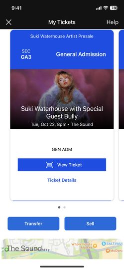 Suki Waterhouse - 2 Tickets - $100 OBO