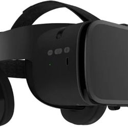 VR Z6 3D Glasses VR Headset Google Cardboard Virtual Reality Glasses Wireless VR Helmet for Smartphones (Color : Only VR Black)


