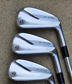 TaylorMade P770 5-9 + PW Iron Set - KBS Tour 130X Shaft - Golf Pride Grips