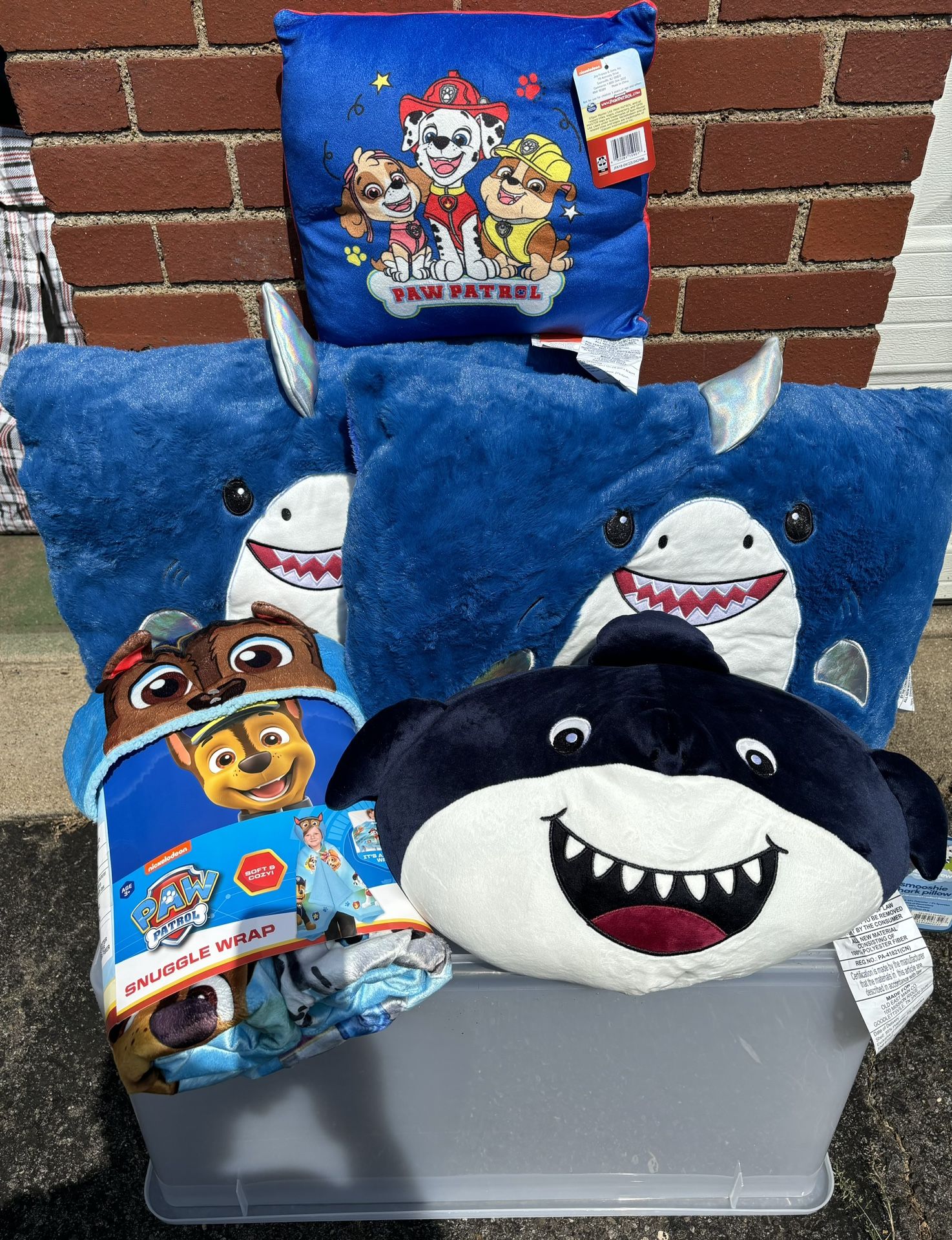 Brand New Pillows And Throw Blanket