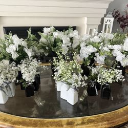 Centerpieces White Flowers 
