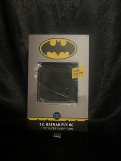 1 oz .999 Silver Chibi Coin Batman flying Limited Mintage