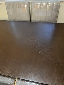 Dinner Table With 6 Chairs Cover Up And New