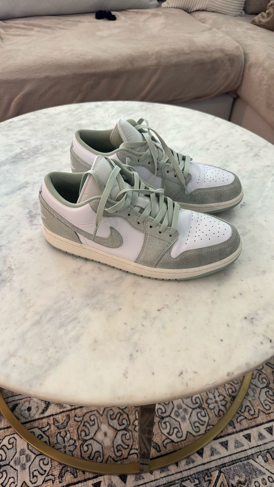 Nike Jordan 1 White/sail/seafoam