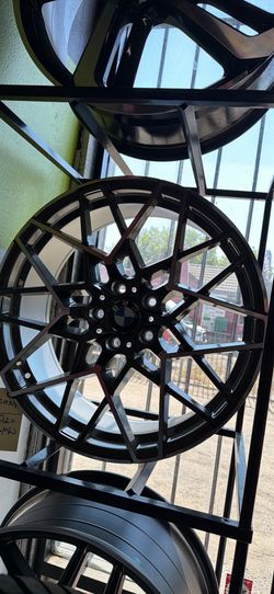 20” BMW M STYLE WHEELS RIMS 5x120 STAGGERED + TIRES (4) NEW-WE FINANCE NO CREDIT OK