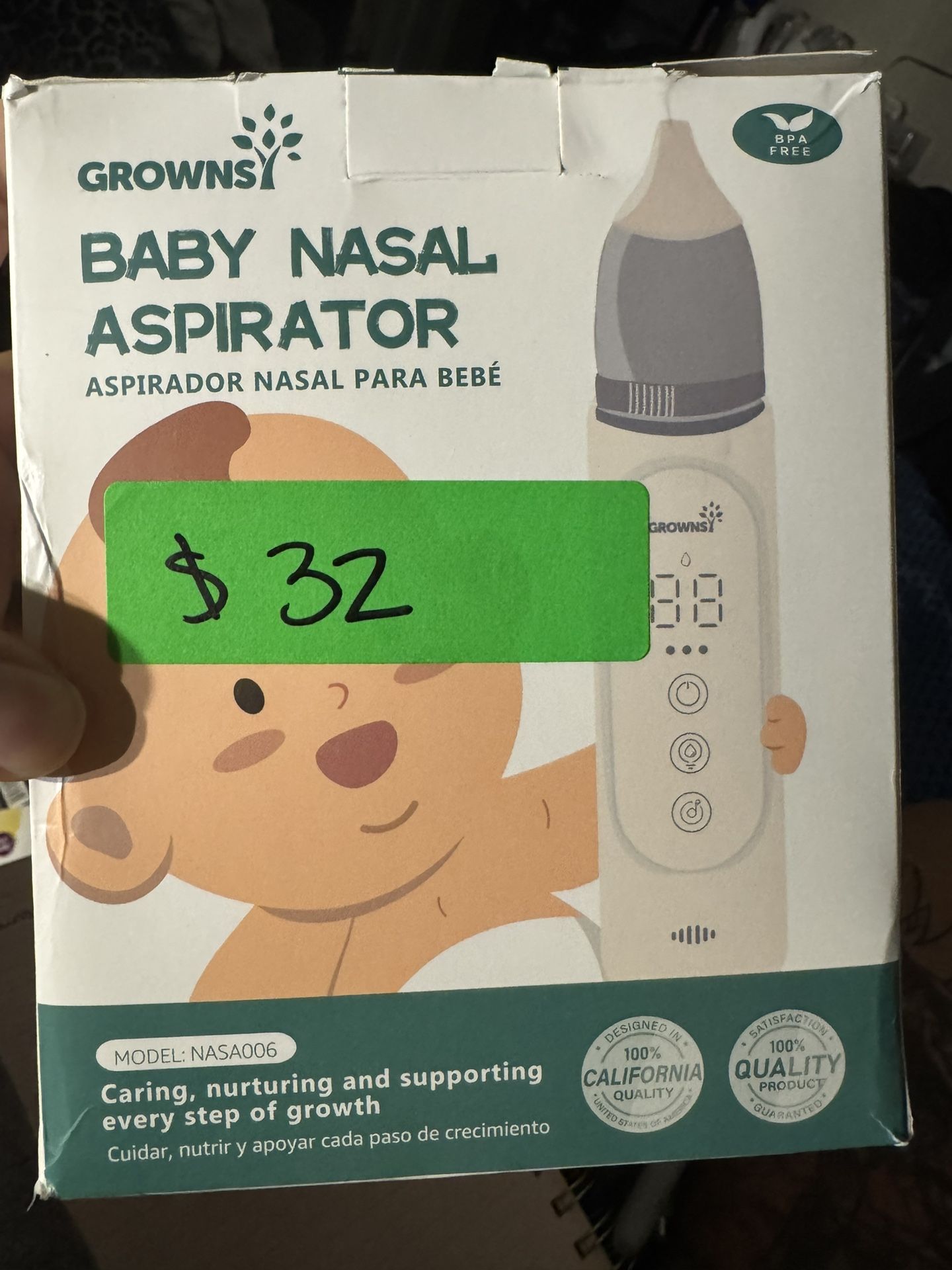 Grownsy Baby Nasal Aspirator 