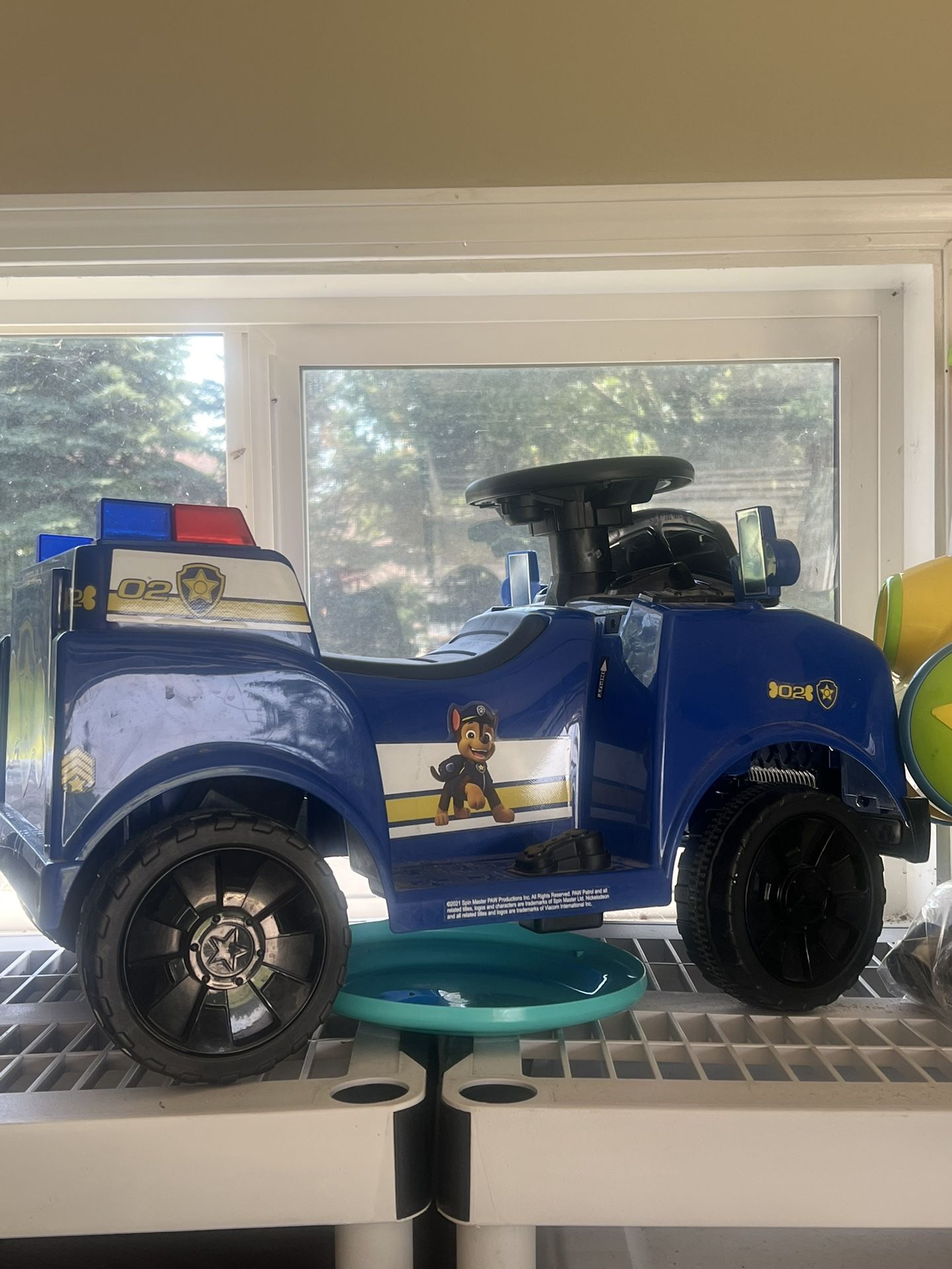 Paw Patrol Chase Motorized Riding Car