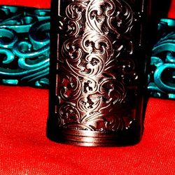 "Vintage Floral"  Design Metal Lighter Case 