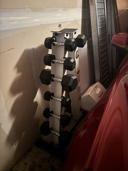 Dumbbells With Stand Weight Plates With Stand