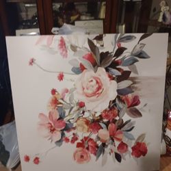 Flower wall picture