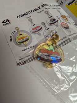 Kura Sushi Collectible Charm, Salmon Toro