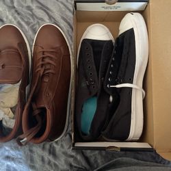 Converse And Regular Shoe