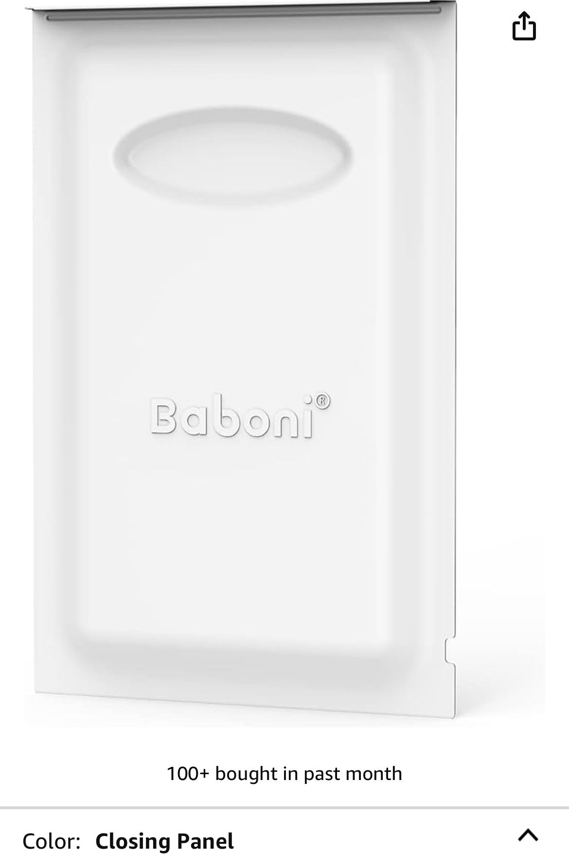 Baboni Metal Closing Panel Pet Door Cover (Large) - Only for Baboni Large Pet Door