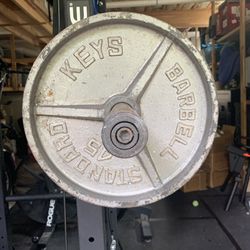 Barbell And Olympic Plates