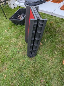 Folding Dog ramp, Black and Red