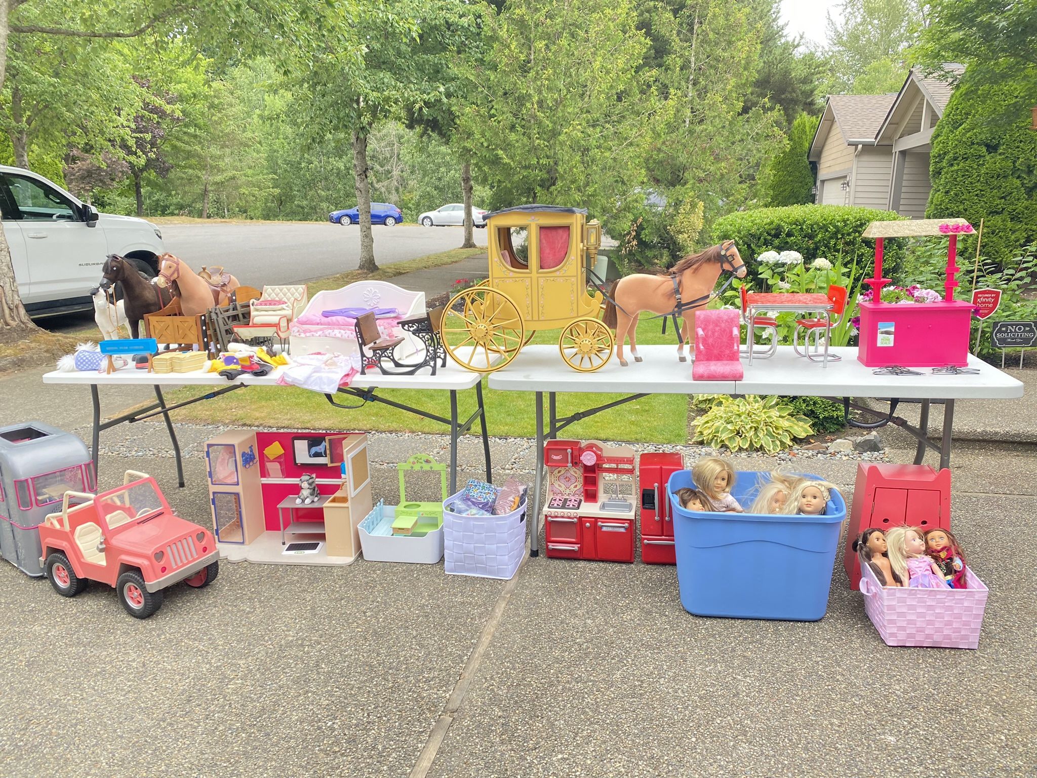 Big American Girl Purge Garage Sale Sat 7/19