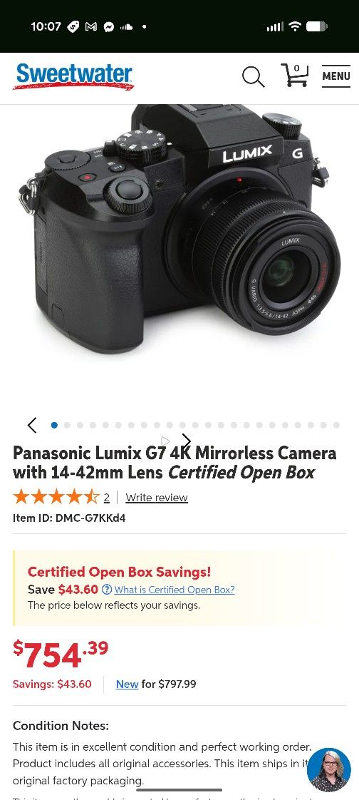 Lumix G Panasonic Camera And Lent