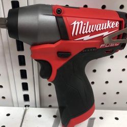 Milwaukee New 3/8” Impact Wrench M12 Fuel Brushless 