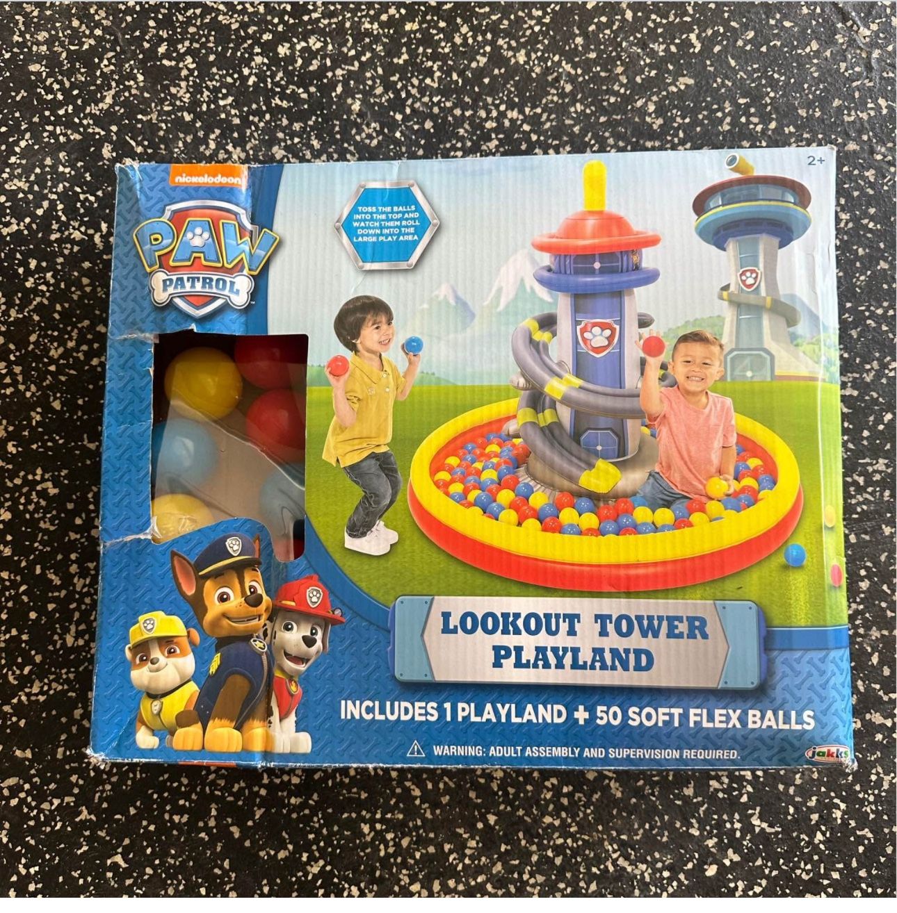 Brand new, never used Paw patrol lookout tower play land
