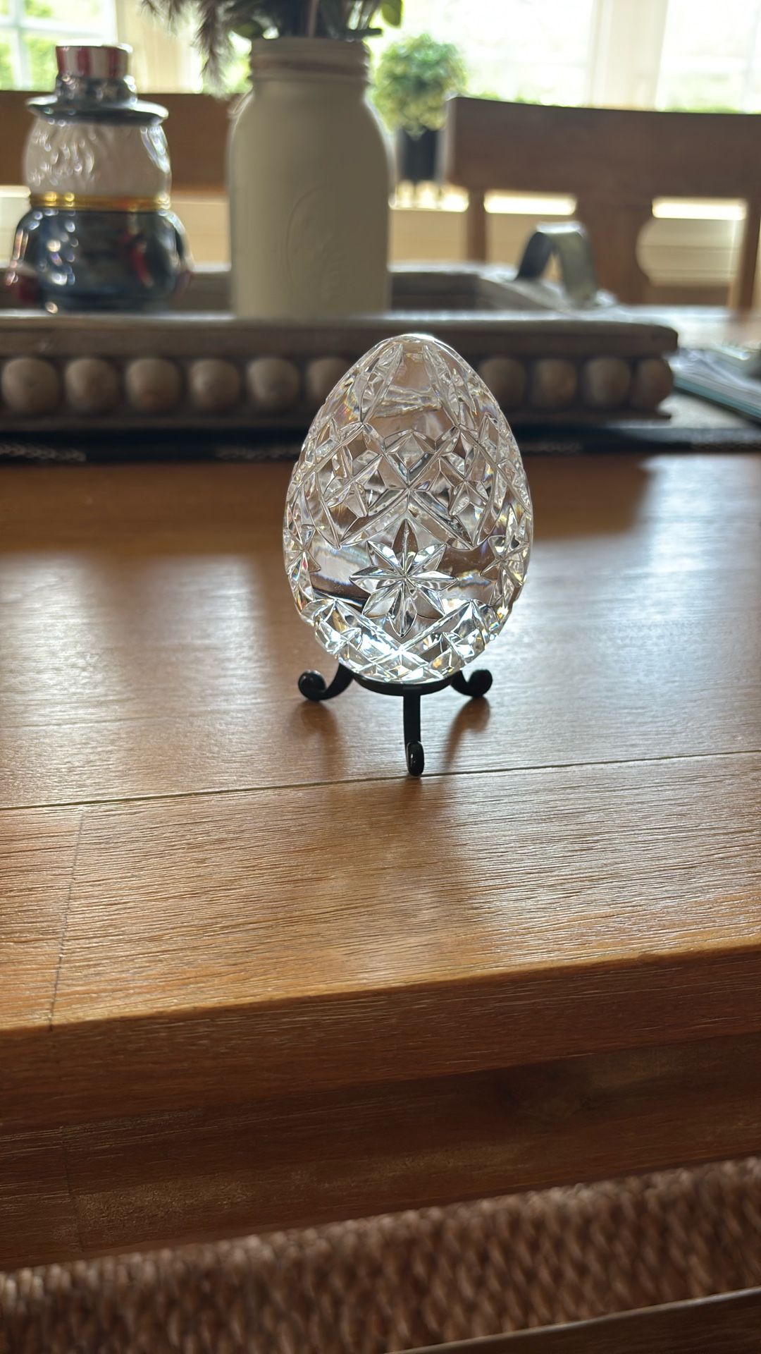 Waterford crystal egg