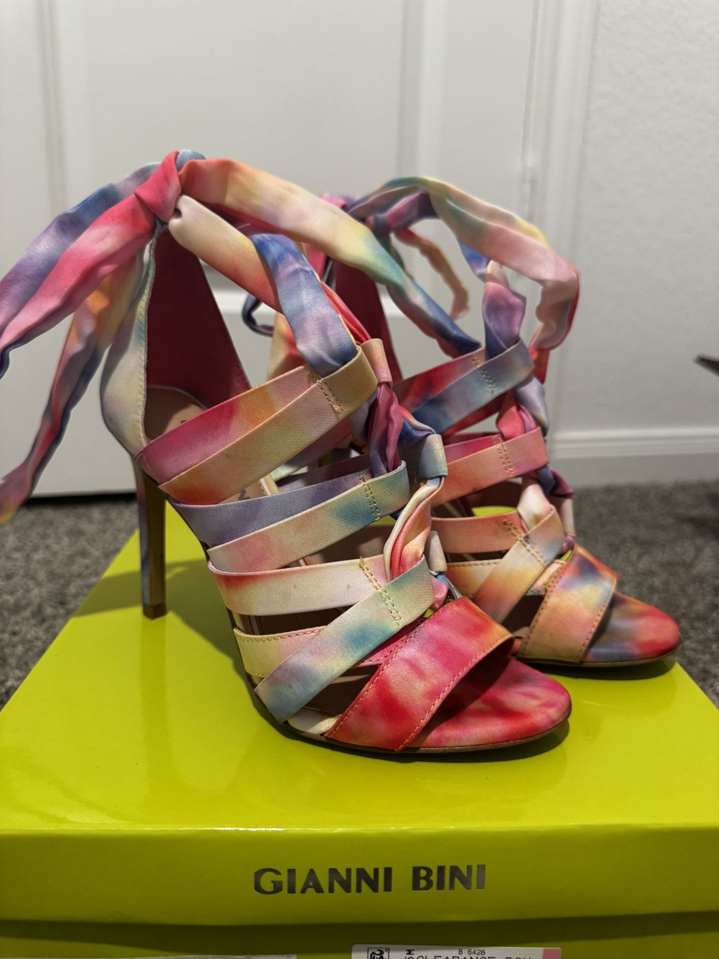 Gianni Bini Bright Multi Color Heels