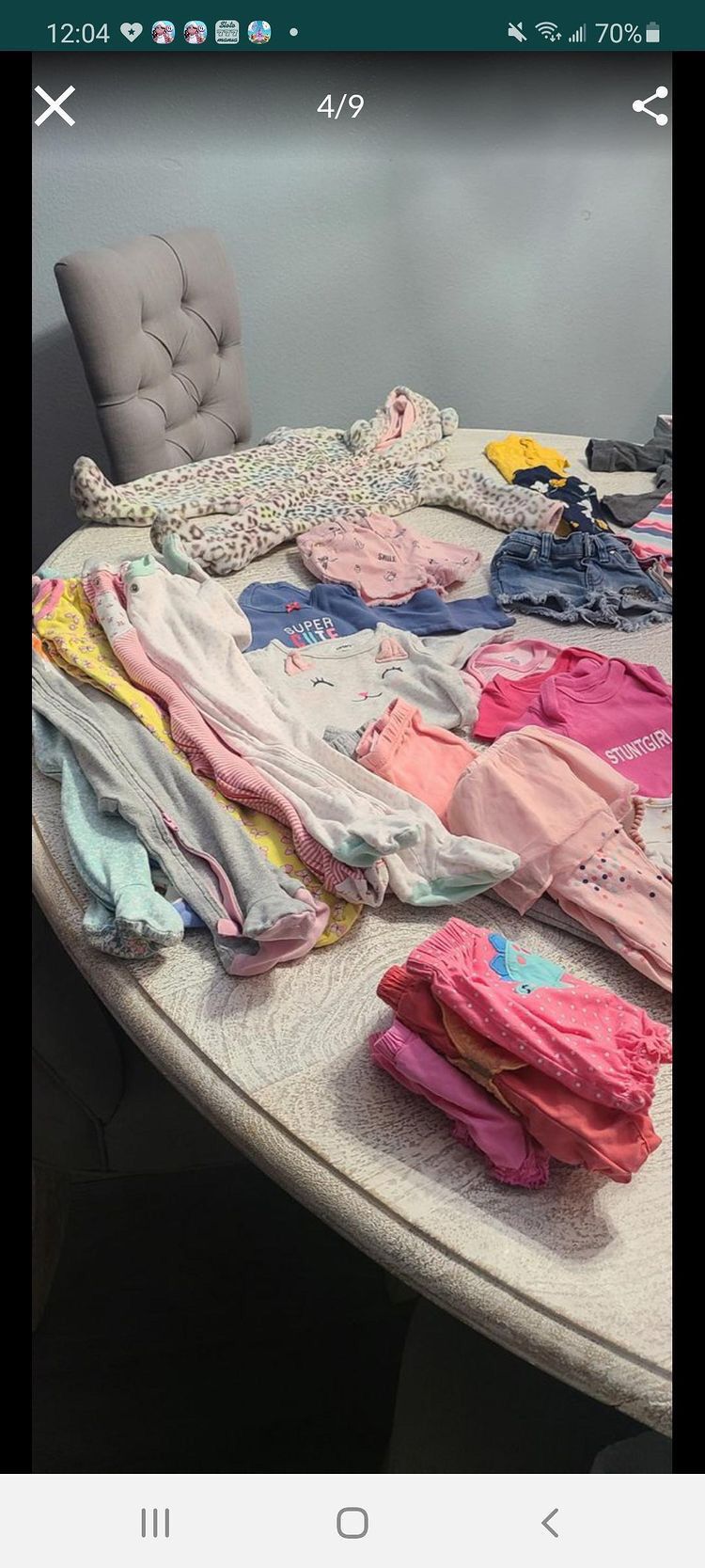 Babygirl Clothes 6-9 Months (some Are New, Never Worn) Pick Up Only.$40 OBO