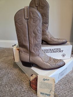 Mens Dan Post Python Boots
