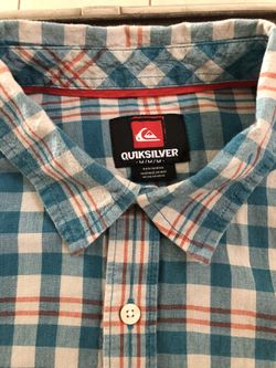 Quicksilver Boy/youth button up shirt longsleeve