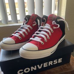Red Converse Size 9.5