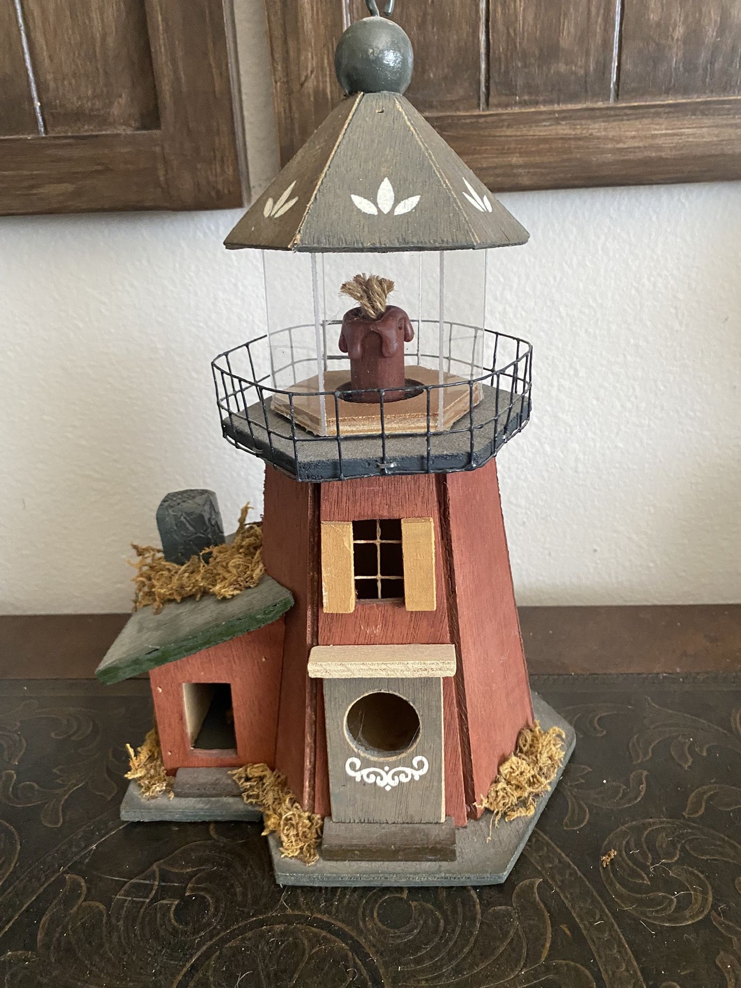 Wood Lighthouse Bird House