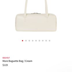 Stand Oil More Baguette Bag Cream