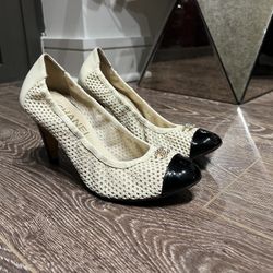 Chanel Leather Heels 