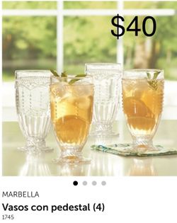 Princess House Vasos Con Pedestal (4)
