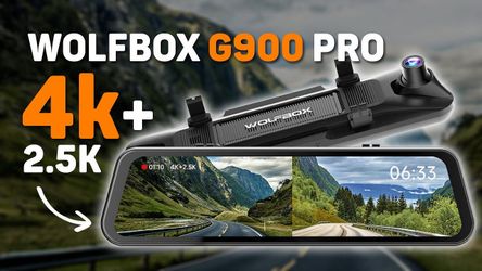 WOLFBOX G900PRO  / SD CARD / HARDWIRE KIT  24/7 RECORDING  PROFESSIONAL INSTALLATION INCLUDED