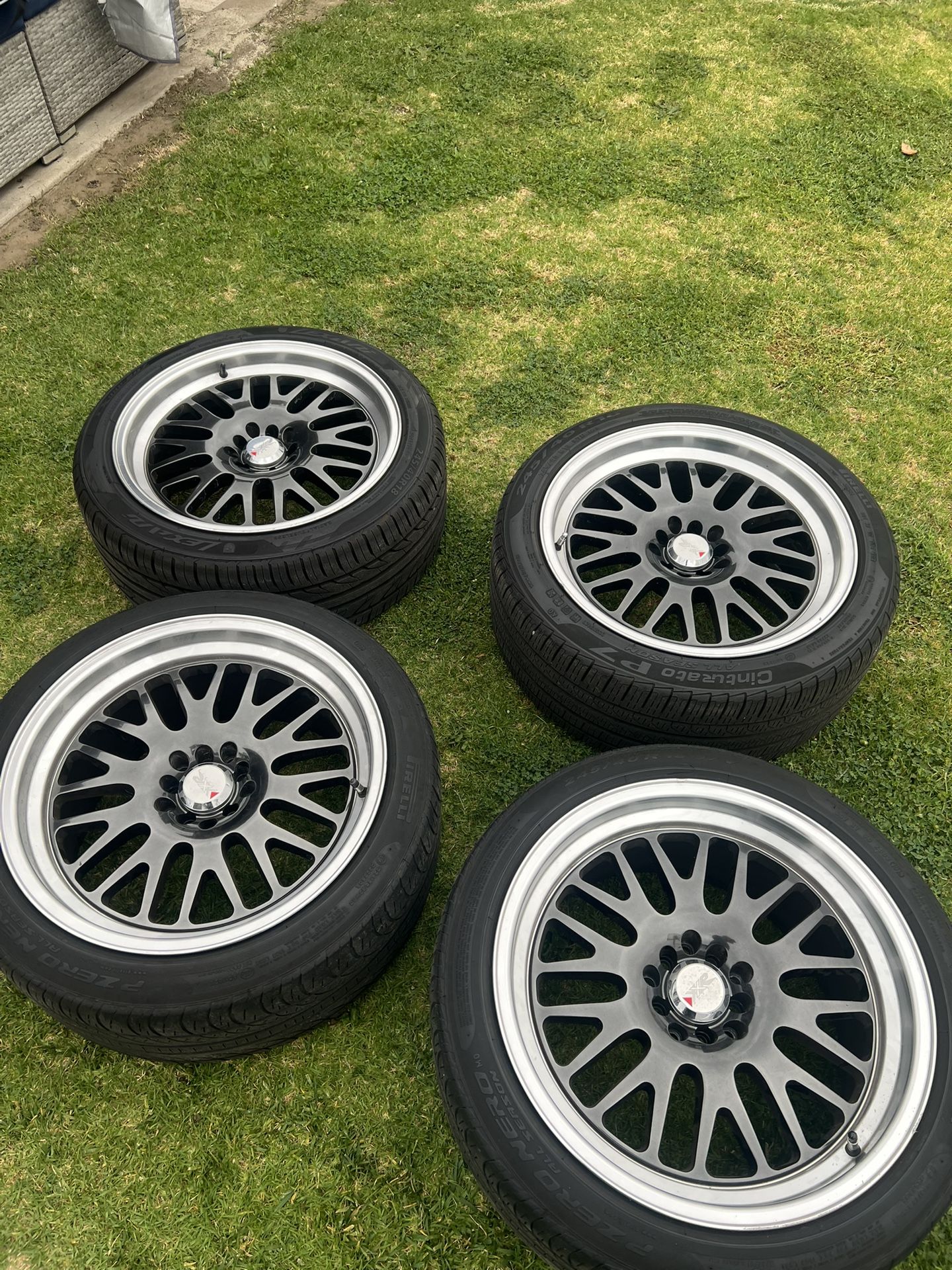 XXR 531 Black Chrome Lined Wheels