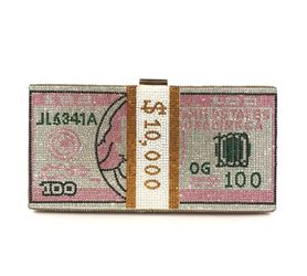 Pink Money Bag Clutch