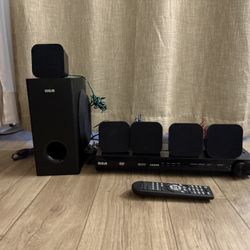 5.1 Channel System With Dvd Player With Subwoofer 