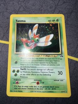 Yanma 17/75 Holo WOTC Holo Neo Discovery Set