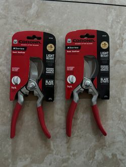 XSeries 1 in. Cut Capacity High Carbon Steel Blade with Ergonomic Tapered Handles Bypass Pruner
