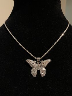 1' x 1.5' Butterfly Pendant