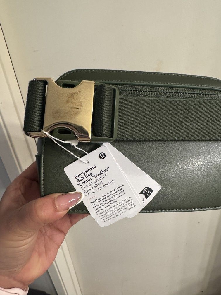 Lululemon Belt Bag Cactus Leather