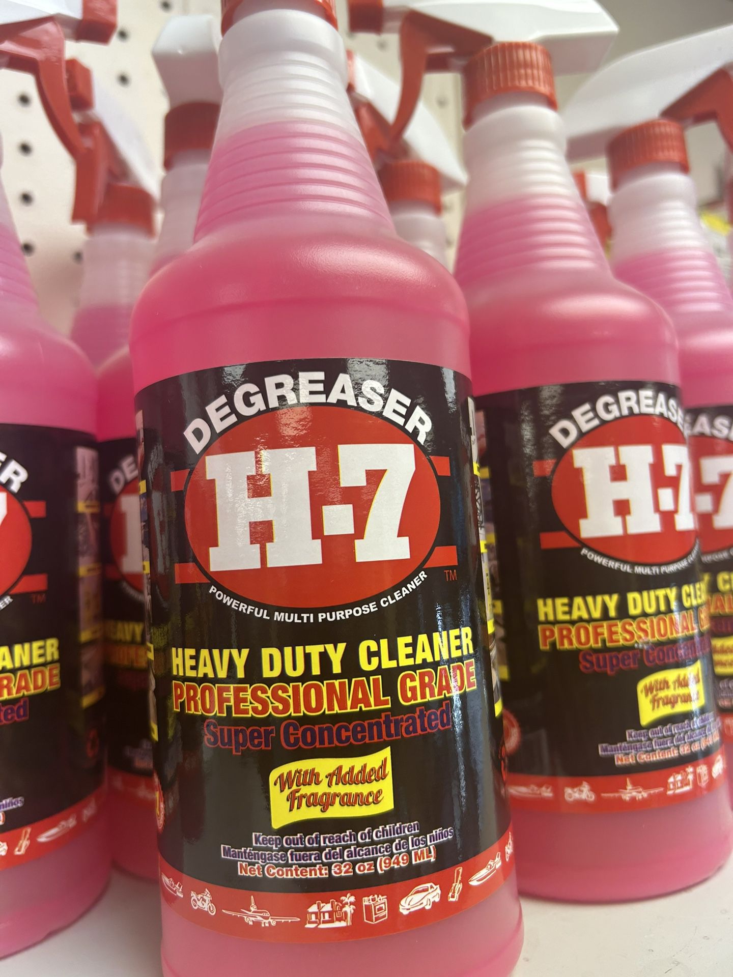 H-7 Degreaser 32oz Spray bottle 