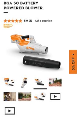 STIHL BGA 50 SET – Battery & Charger Included – $169