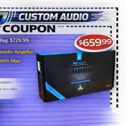 JL Audio RD Series Power Amplifier 3000 Watts Mono Subwoofer Amp RD1500.1 🚨 Payment Options Available 🚨 No Credit Needed 🚨 