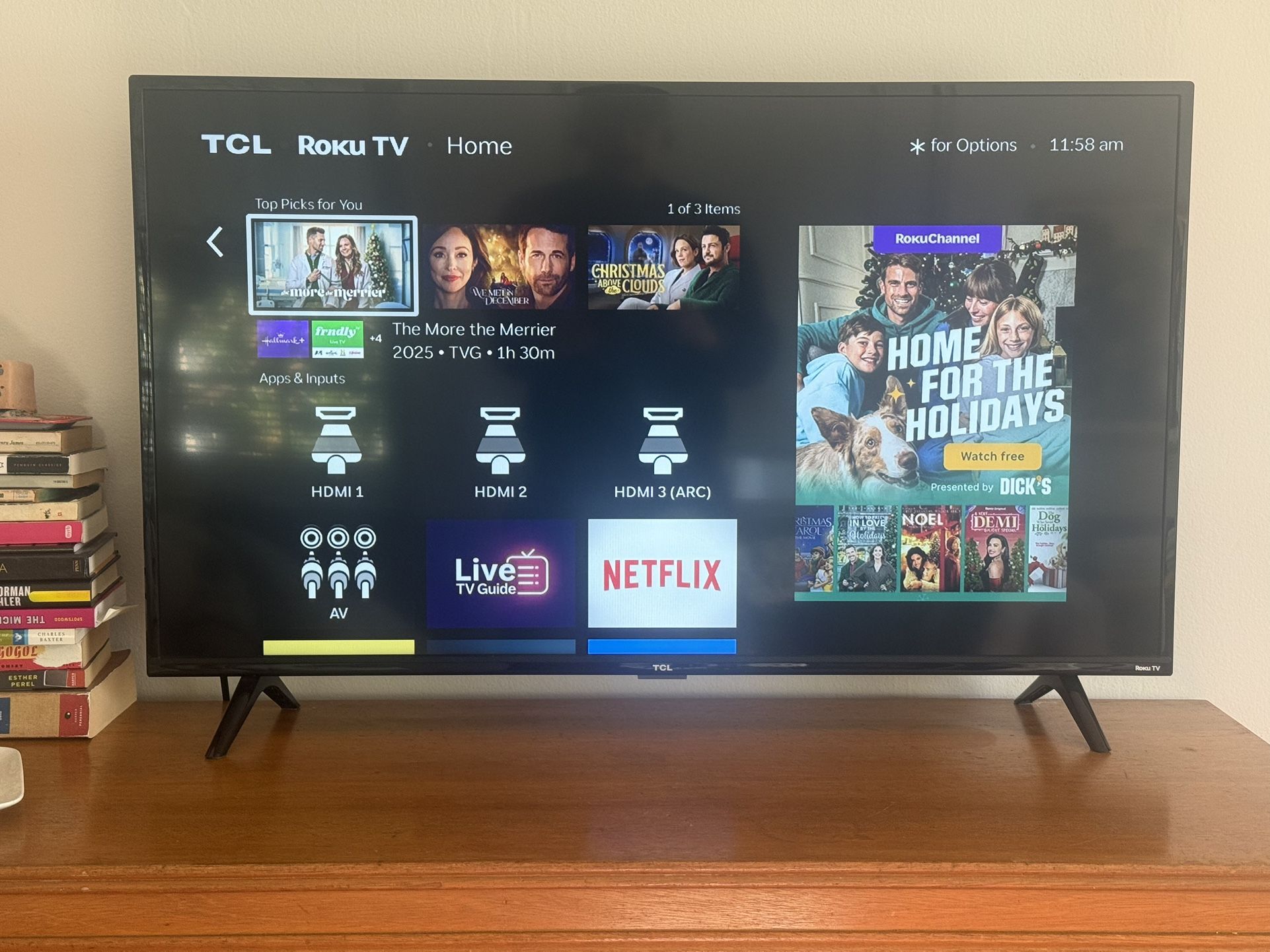 TCL 40” 1080P Roku