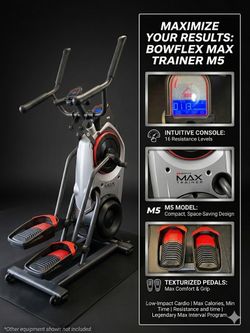 Bowflex Max Trainer M5 Elliptical Stairmaster Stepper Machine Free Delivery