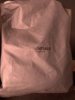 Essential hoodie size medium black