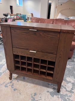Crate and Barrel Bar Cart