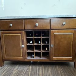 Console Table With Wine Storage